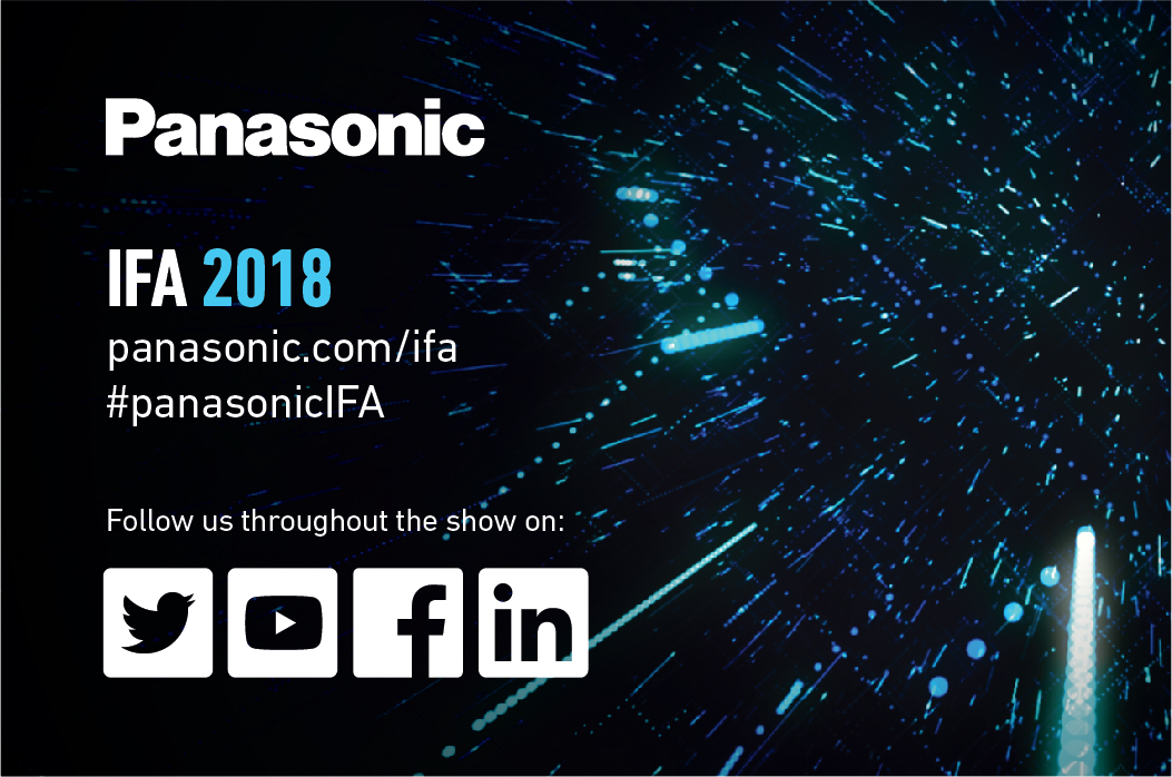 Panasonic presenta sus últimas innovaciones en IFA Berlín 2018